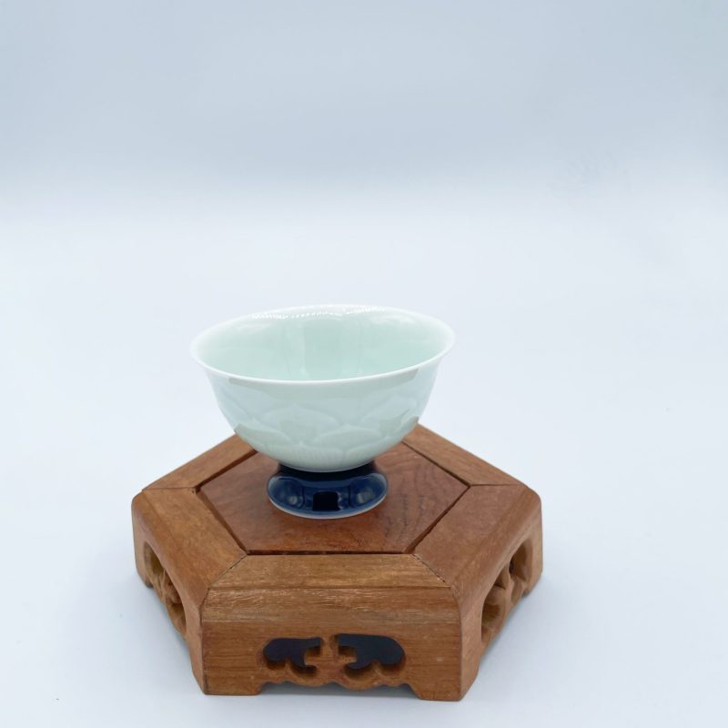 Ceramic High-foot Lotus Flower Cup