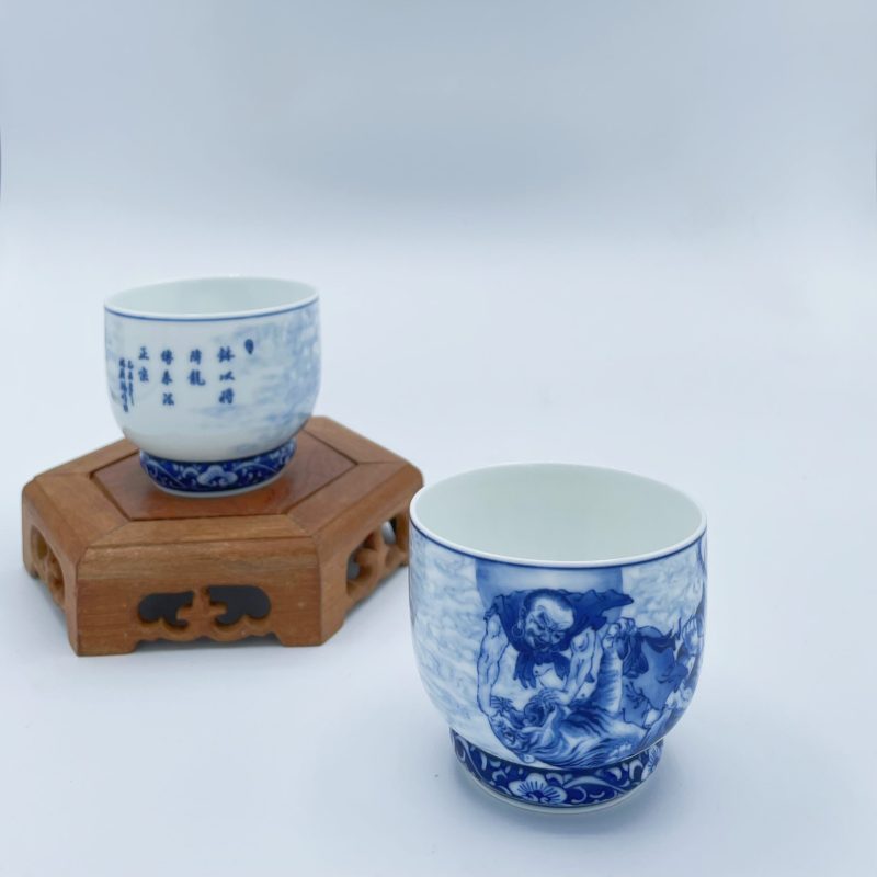 Jingdezhen Hand-painted Tiger Subduing Cup - Image 2