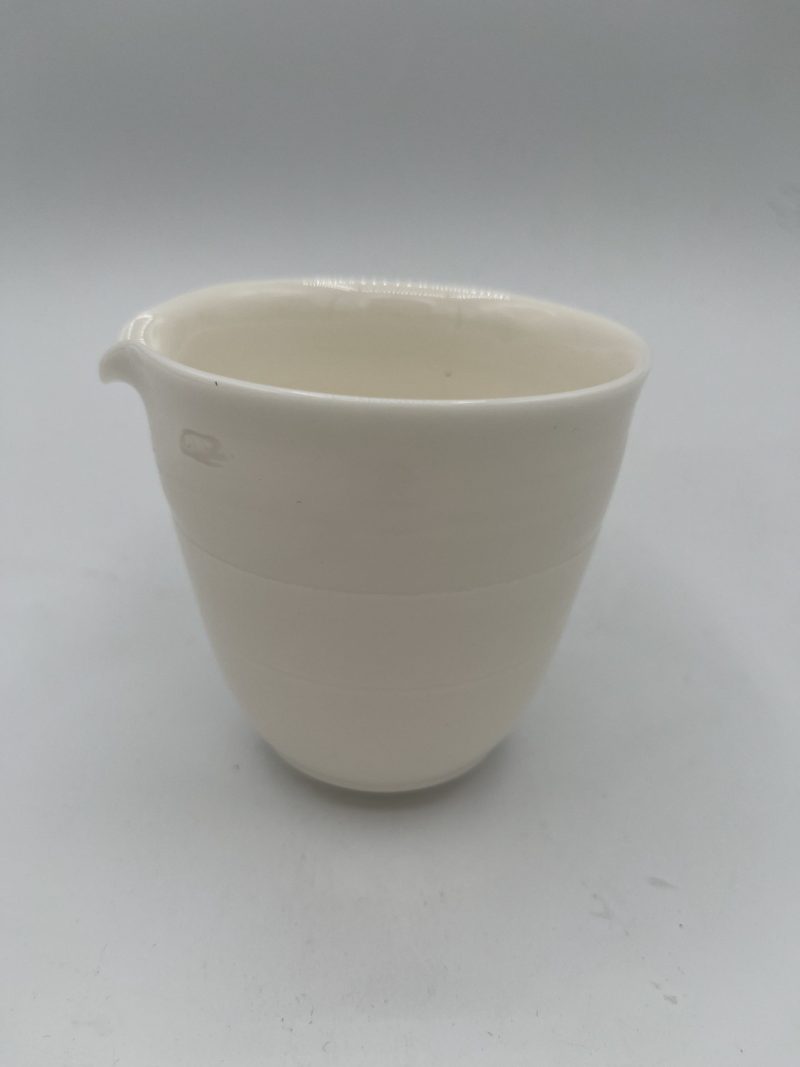 White Porcelain Eagle Beak Fairness Cup Ornament