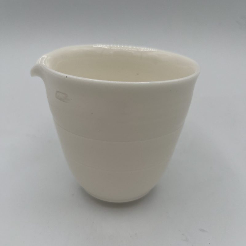 White Porcelain Eagle Beak Fairness Cup Ornament