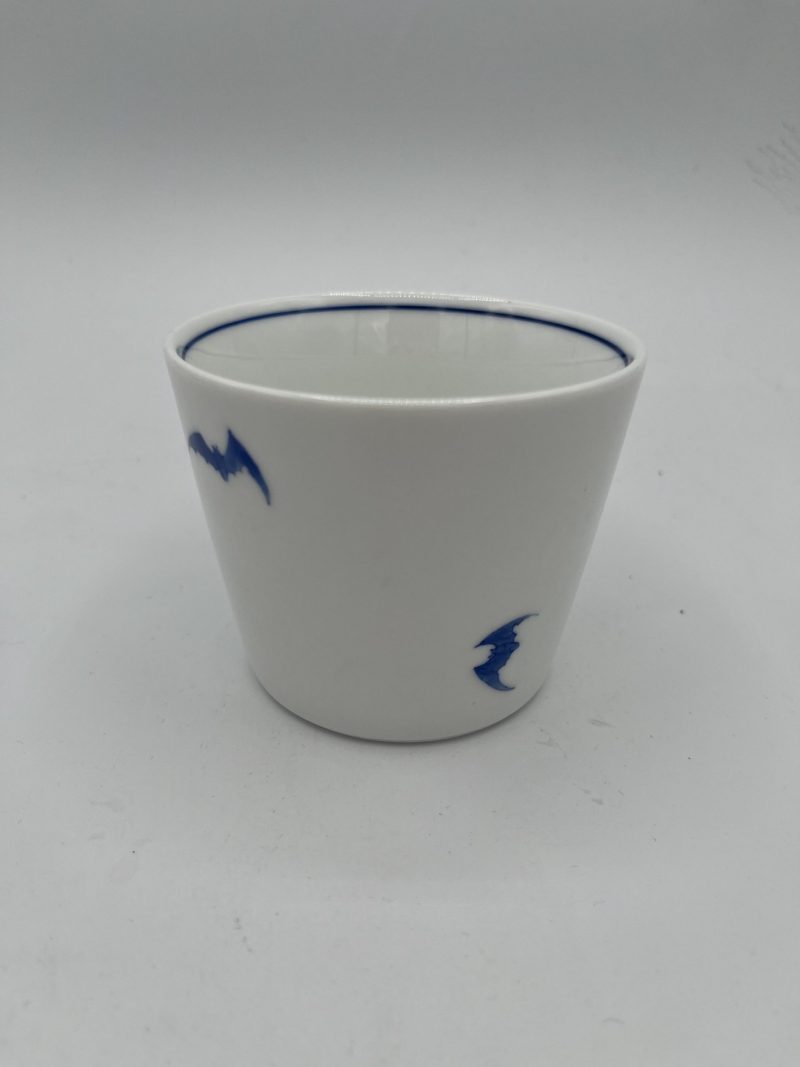 Blue and White Hand-painted Five Blessings Small Blue Cup
