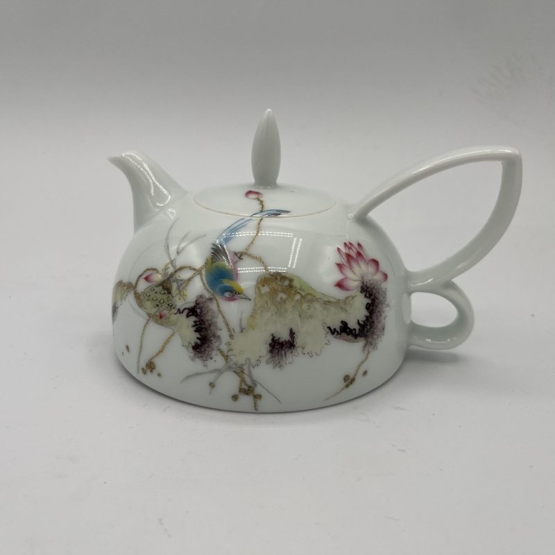 Ceramic Withered Lotus Teapot (Butterfly Teapot)