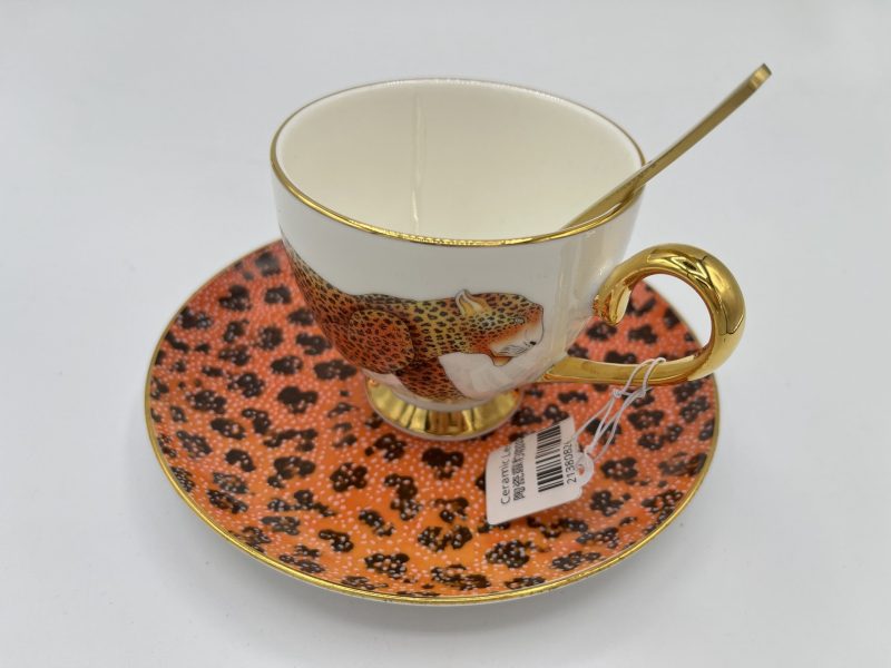 Ceramic Spirit Leopard Coffee Single Cup - Image 2