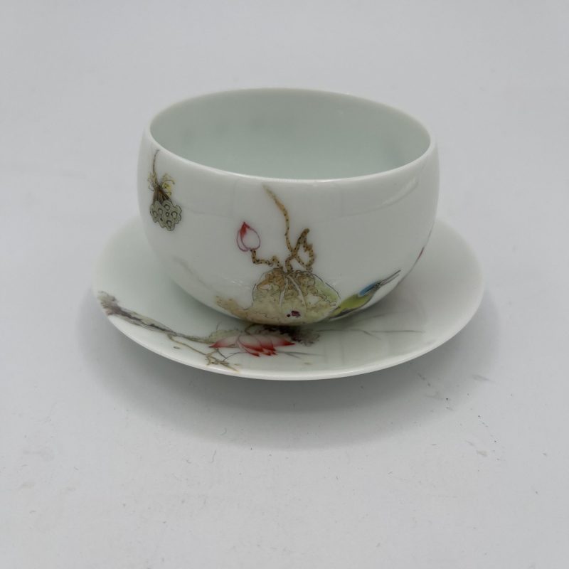 Ceramic Withered Lotus Base Cup