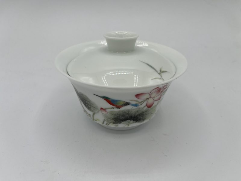 Ceramic Withered Lotus Lid Bowl - Image 3