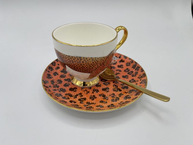 Ceramic Spirit Leopard Coffee Single Cup