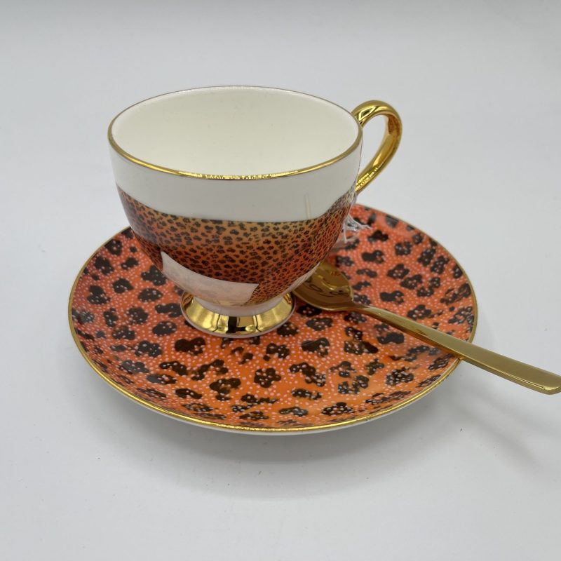 Ceramic Spirit Leopard Coffee Single Cup