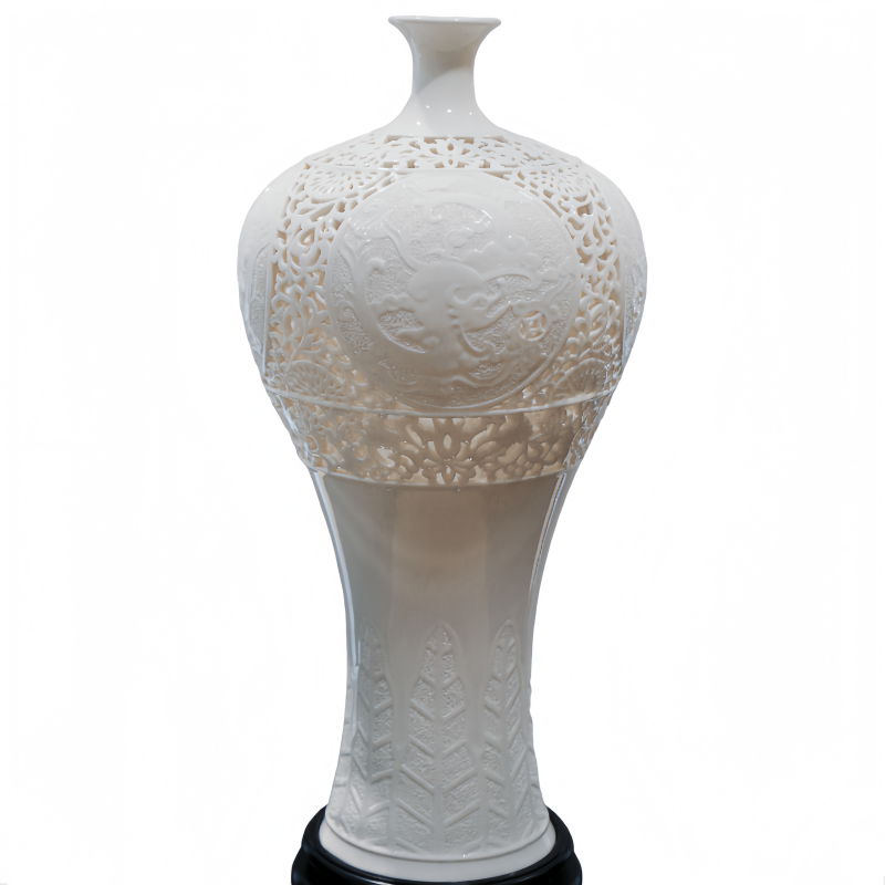 White Porcelain Peace Vase