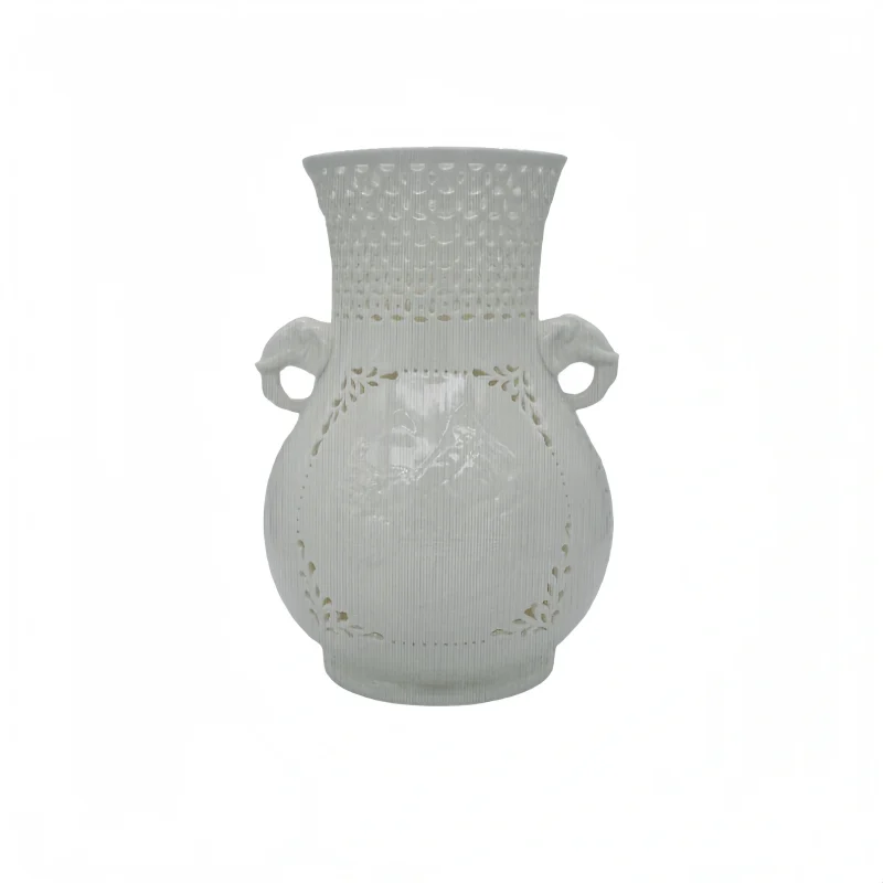 White Porcelain Elephant Vase