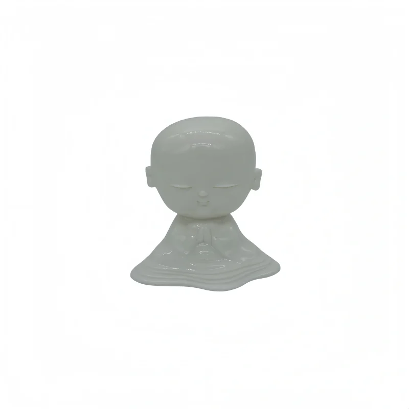White Porcelain Novice Monk
