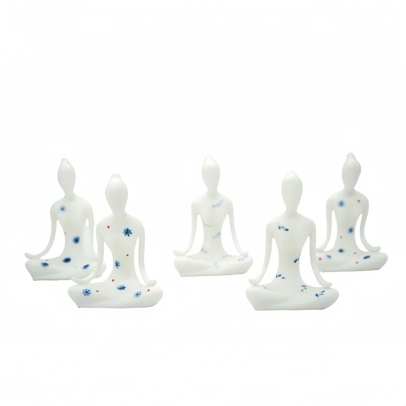 White Porcelain Yoga Woman