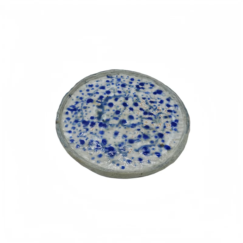 Ceramic flower plate A
