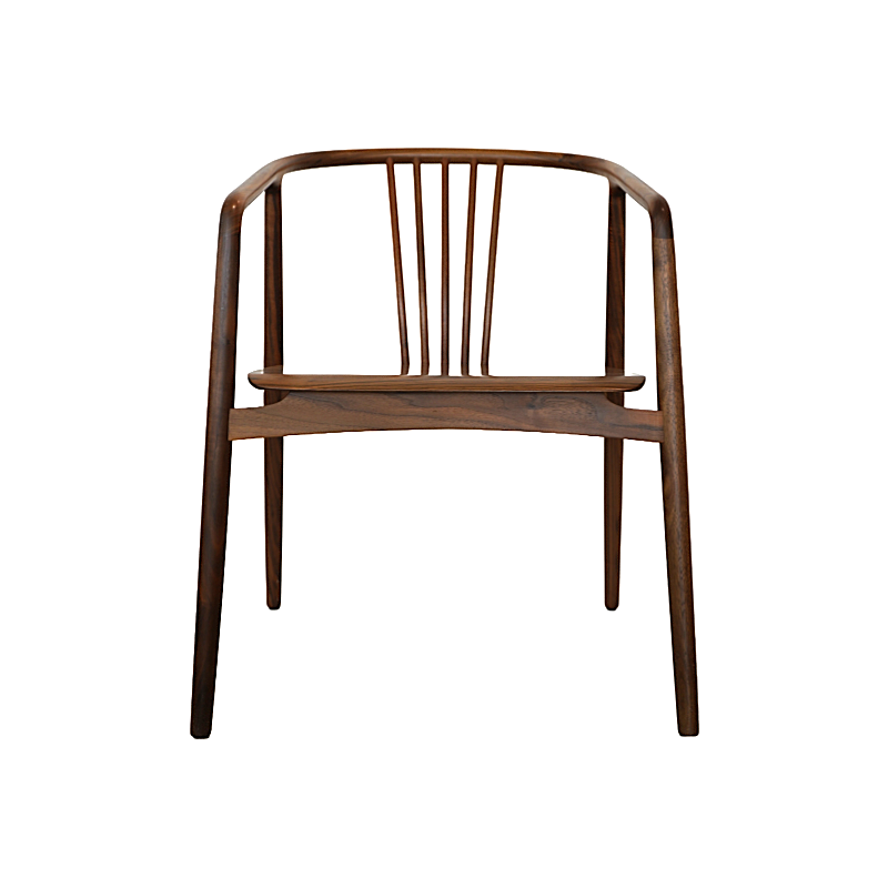 Small Eaves-style Round-back Chair