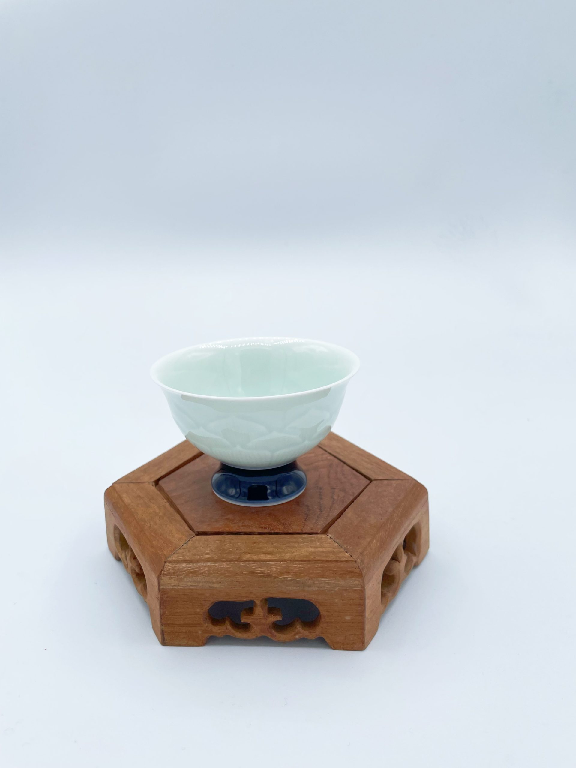 Ceramic High-foot Lotus Flower Cup