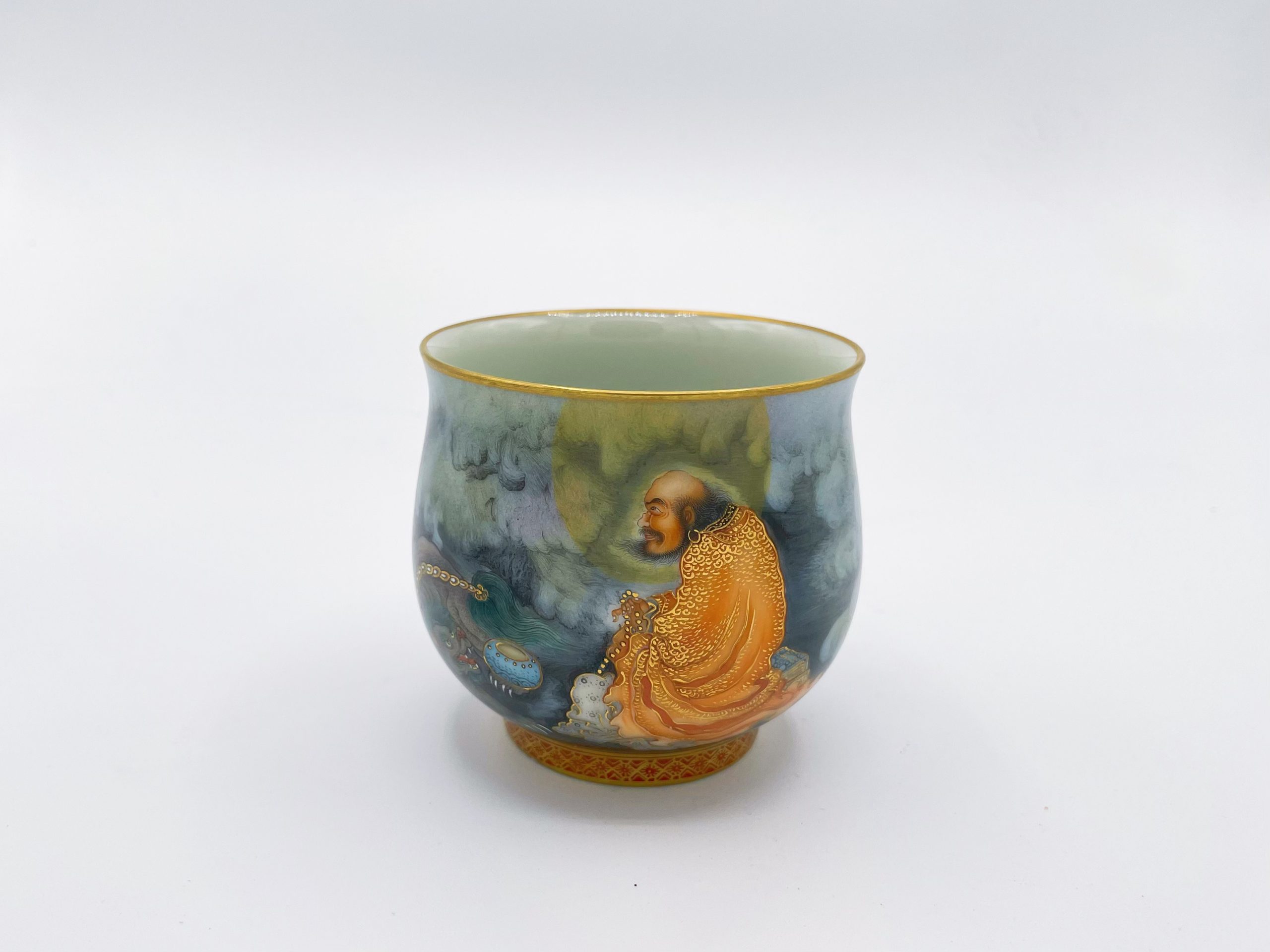 Ceramic Buddha's View of the Universe Arhat Closed Cup