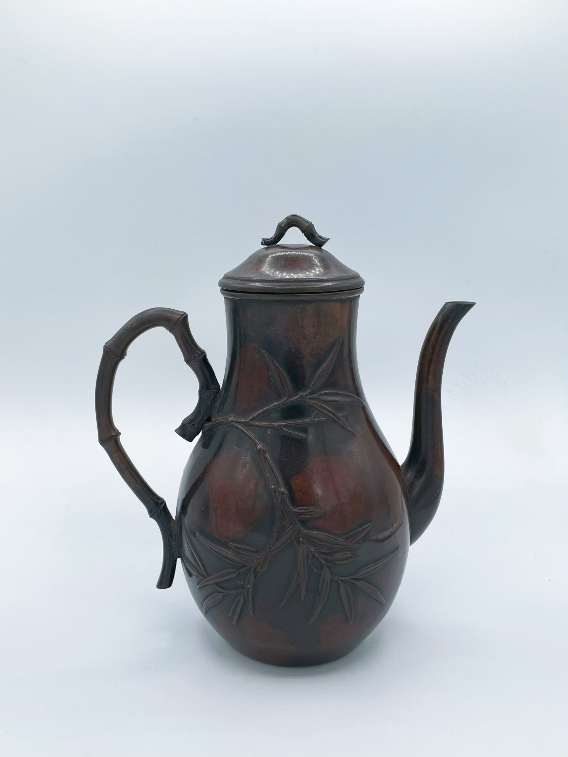 Antique Bronze Vase Style Teapot