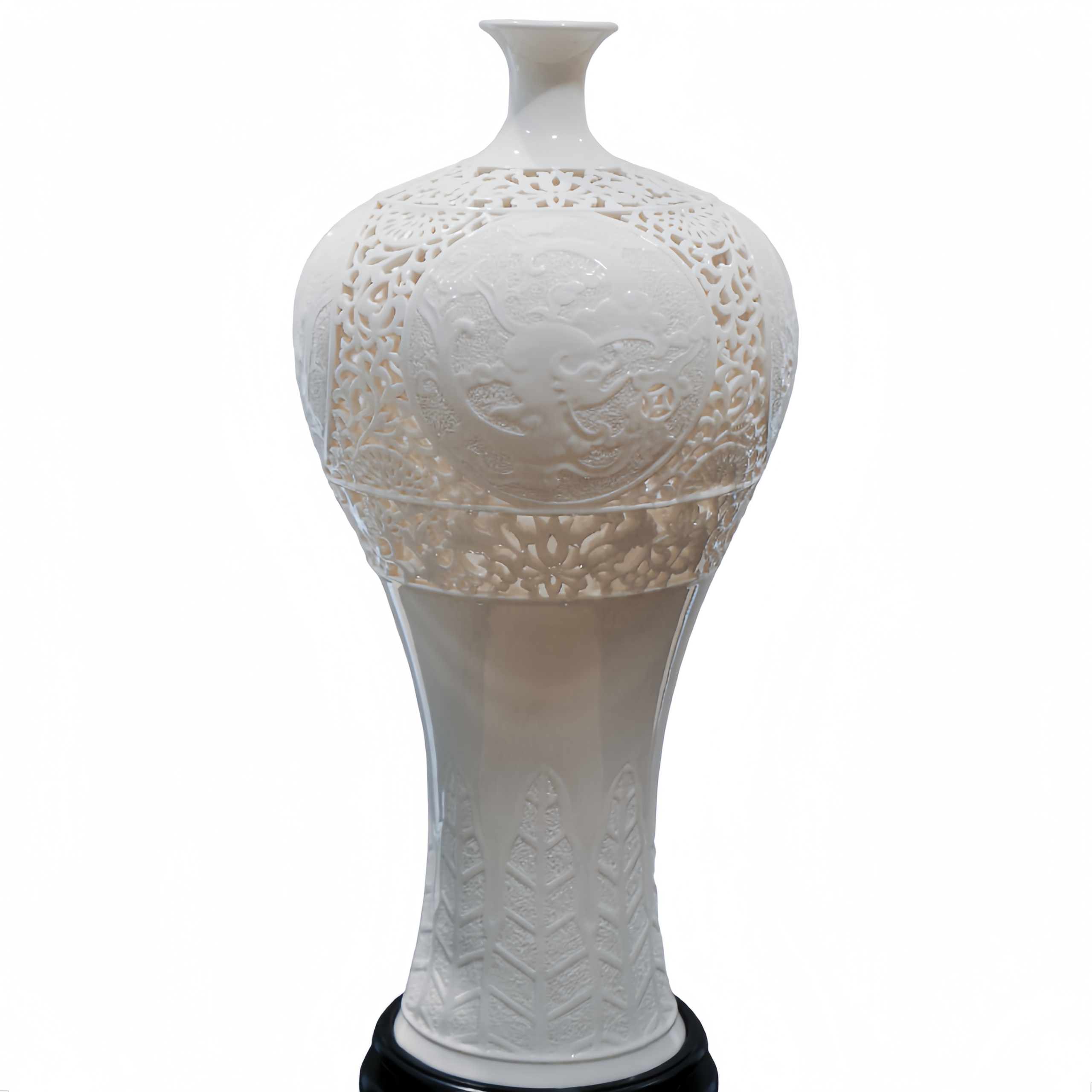 White Porcelain Peace Vase