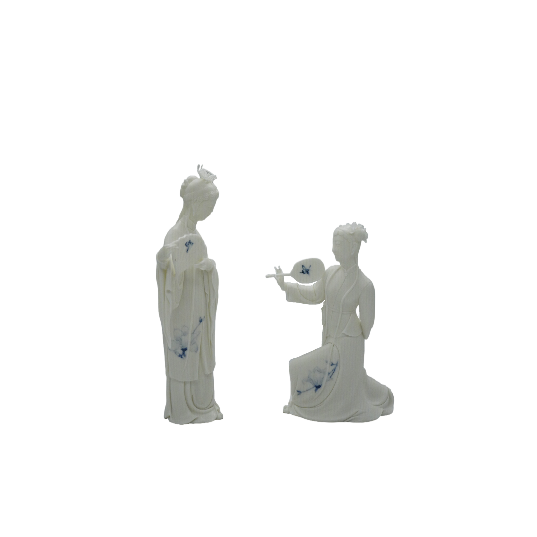 White Porcelain Garden Set