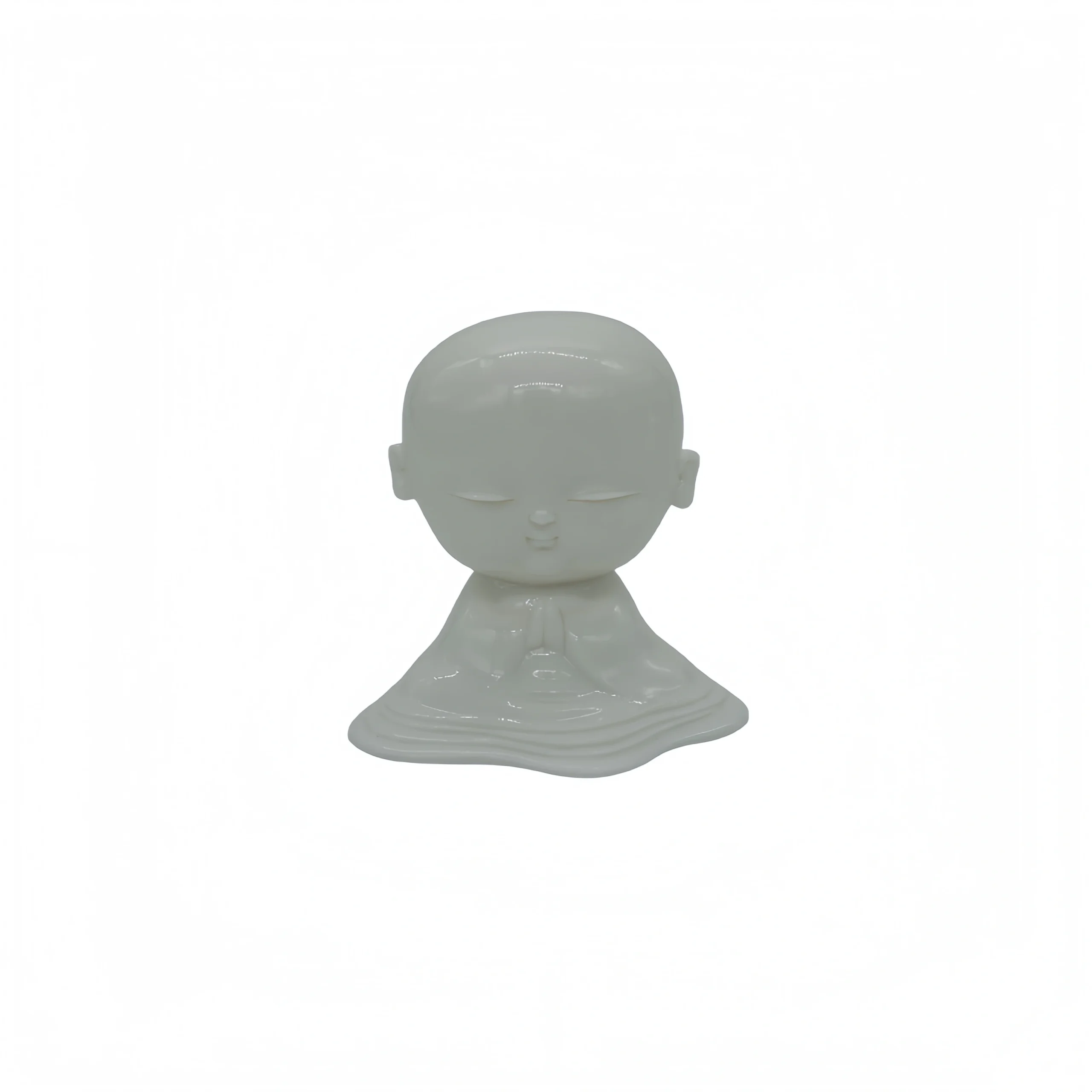 White Porcelain Novice Monk