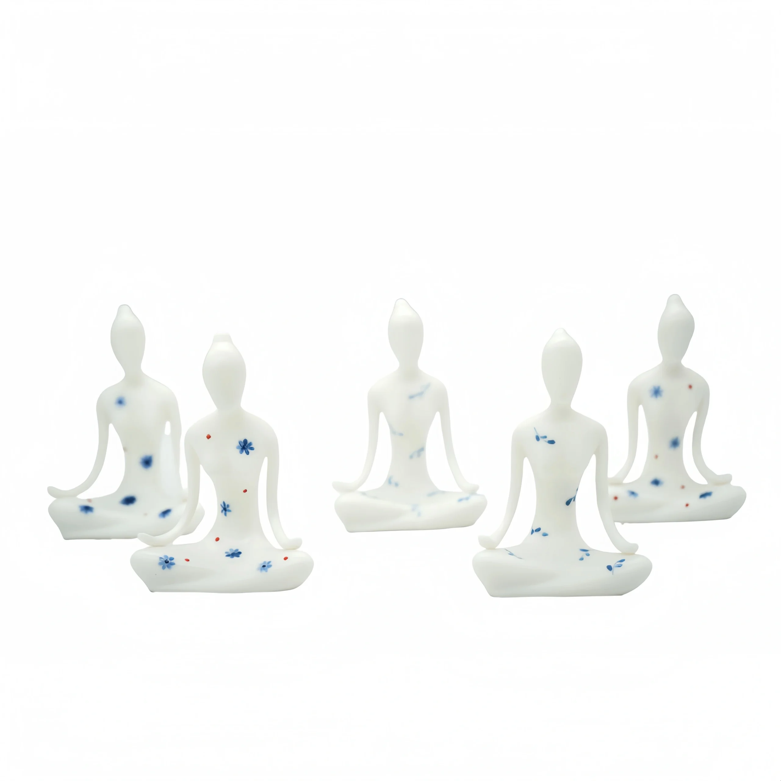 White Porcelain Yoga Woman