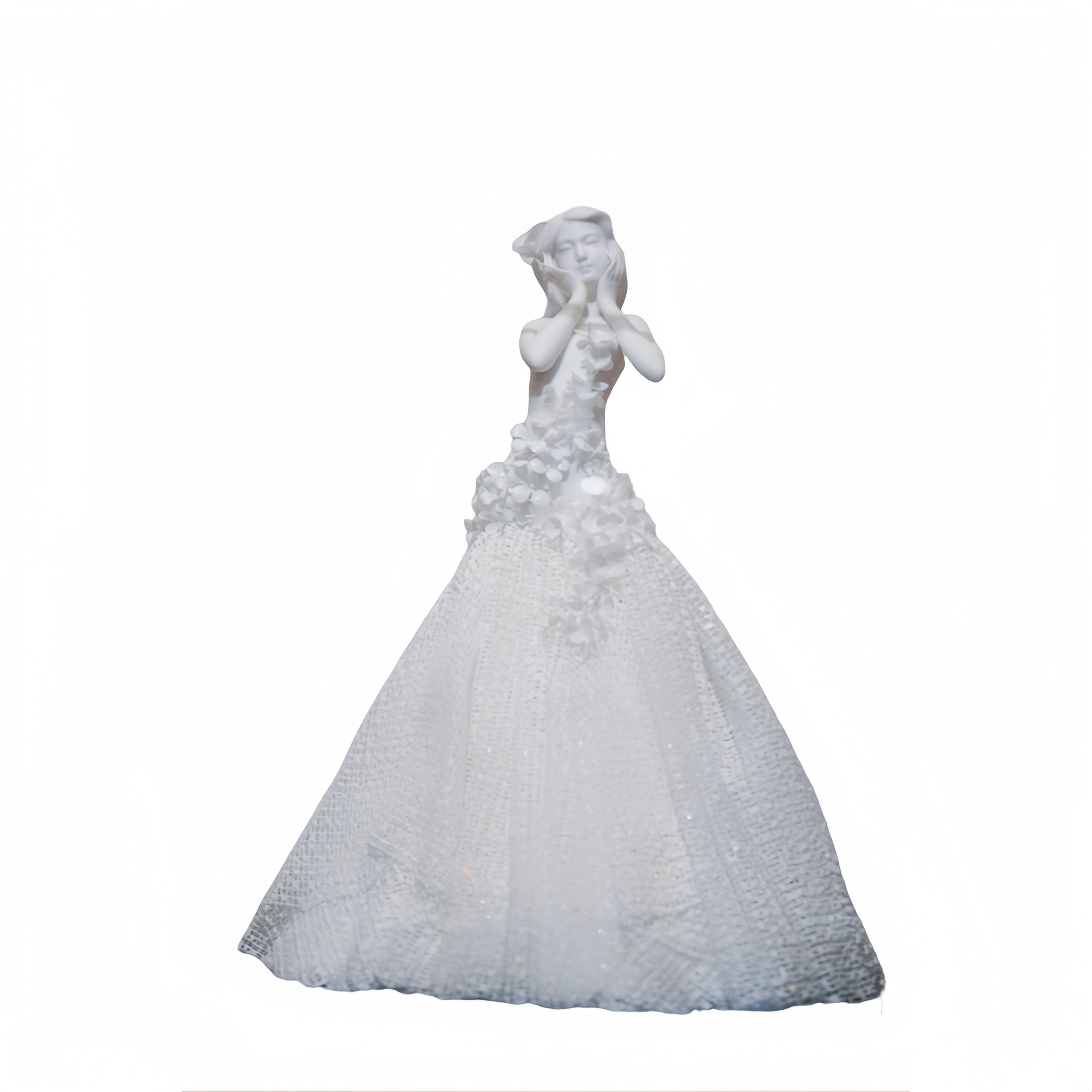 White Floral Whisper: Cloud Veil