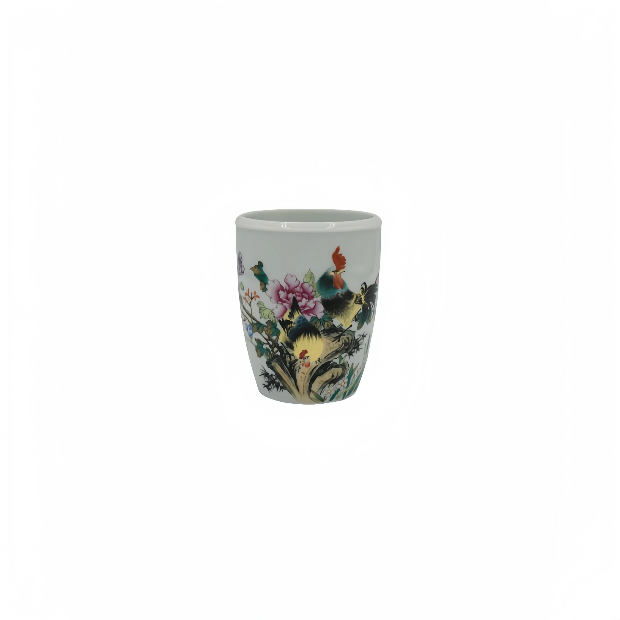 Ceramic Auspicious and Harmonious Long Cup