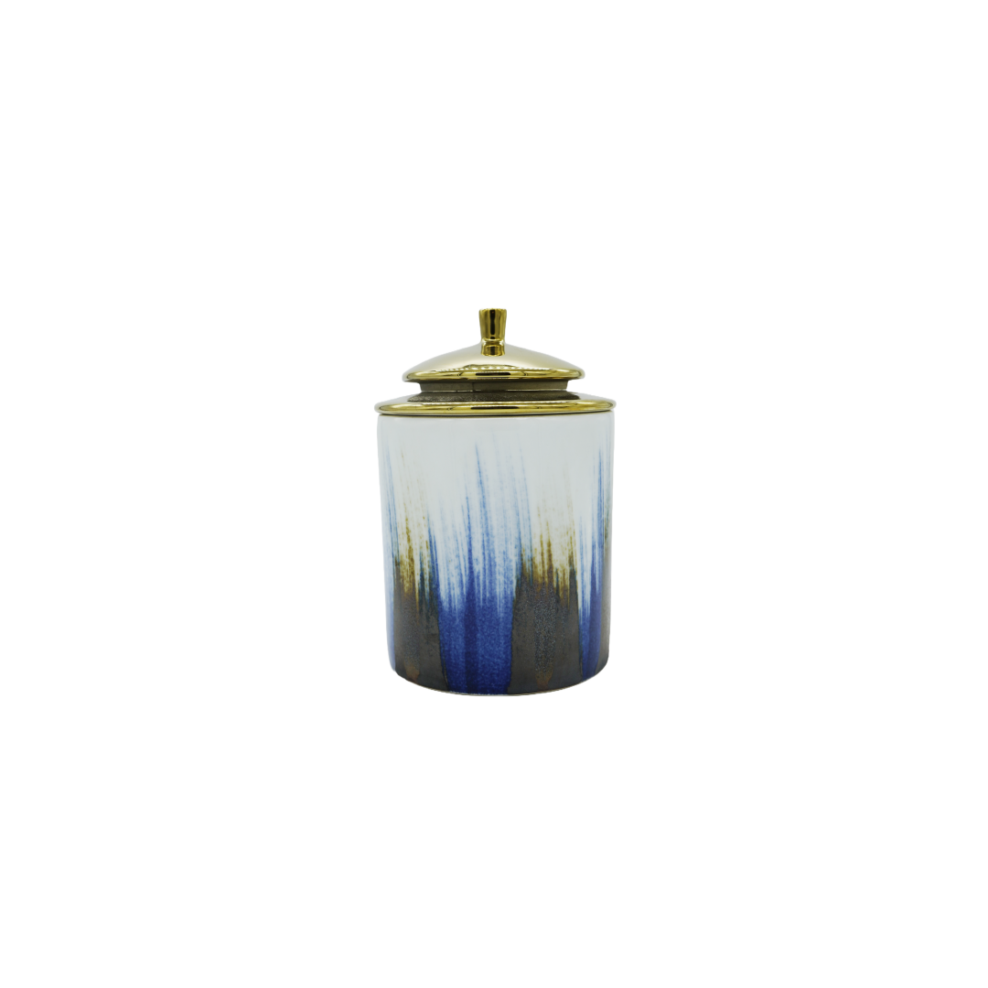 Gold Lid Straight Barrel Jar