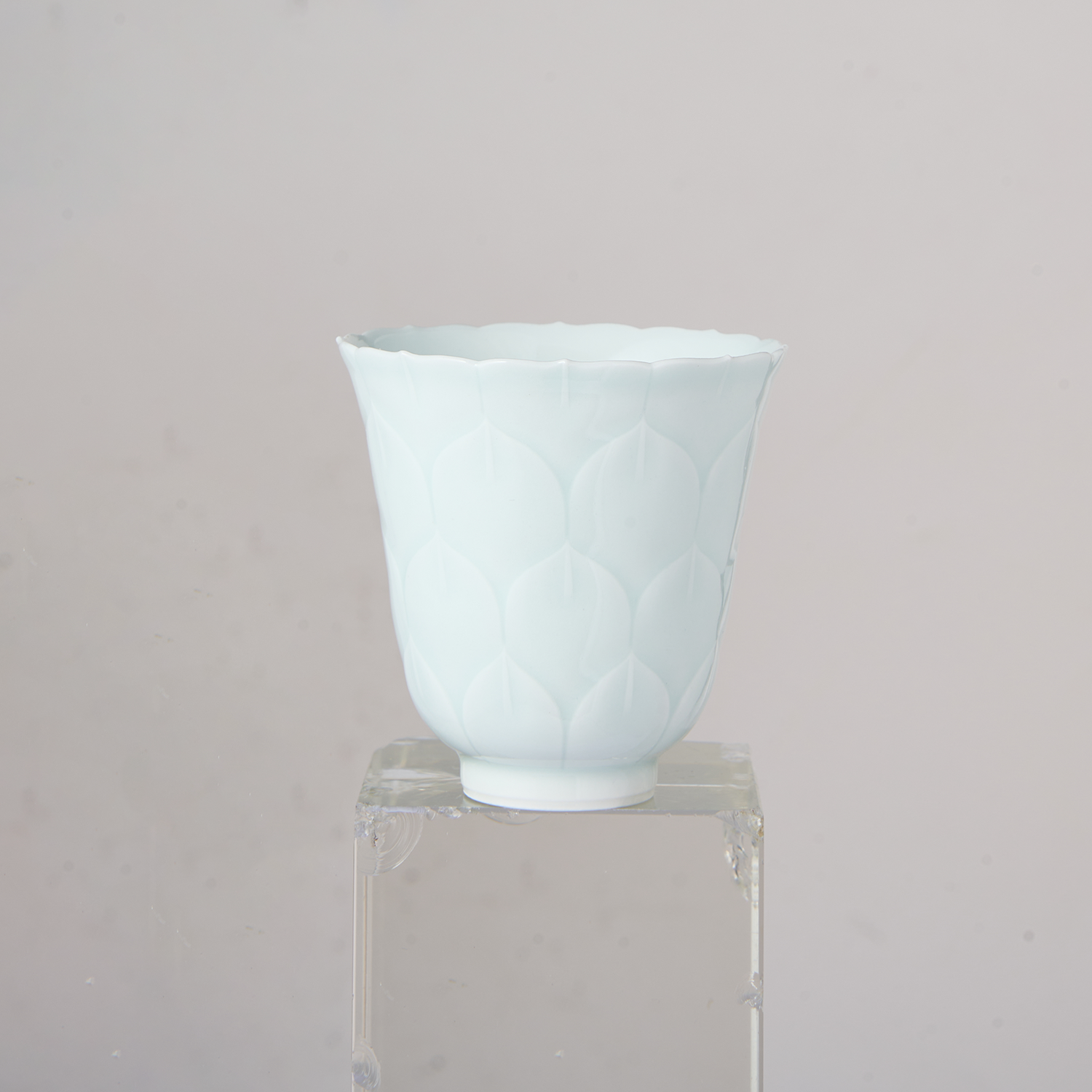 Celadon Glaze Lotus Flower Bell Cup