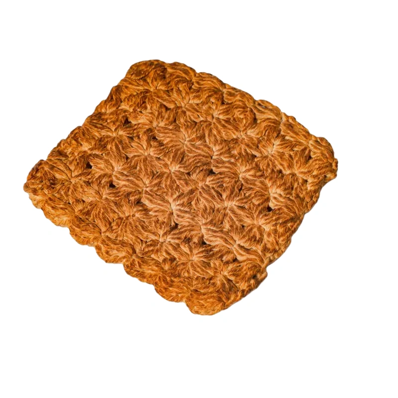 Woven Square Coaster (Brown)