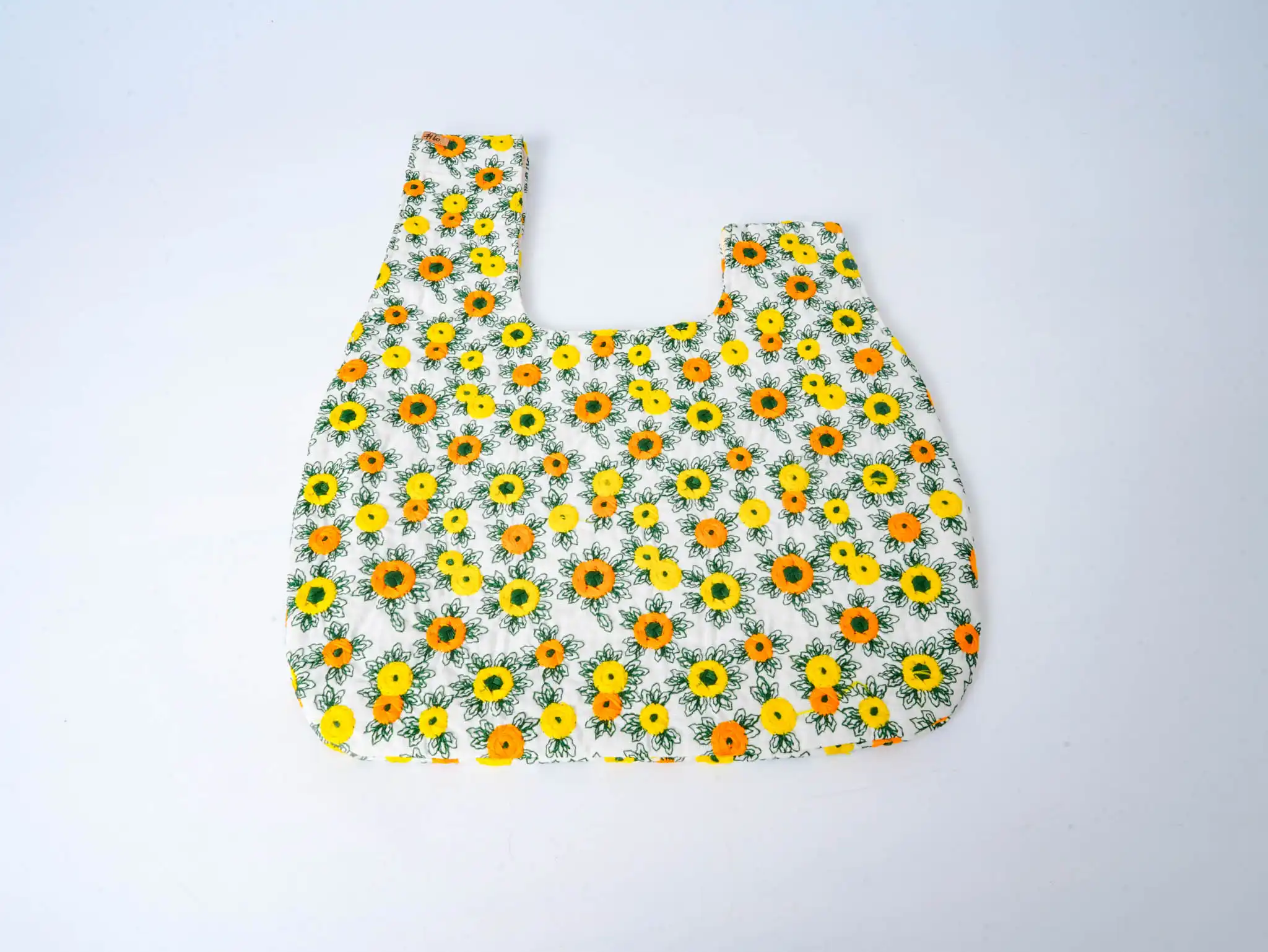 Sashiko Embroidered Wristlet