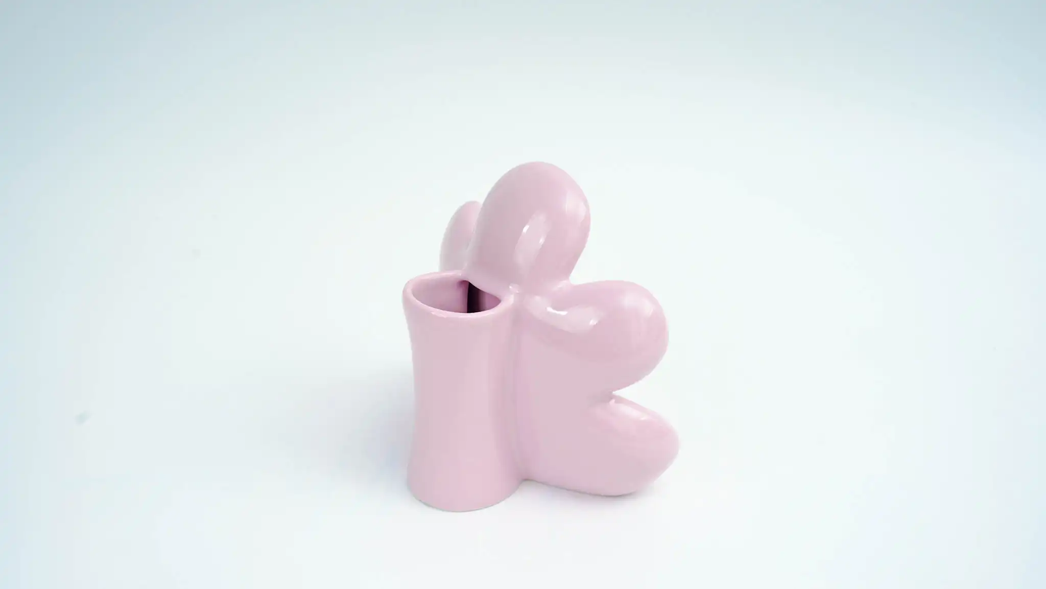 Purple Smiling Flower Vase Small - Image 2