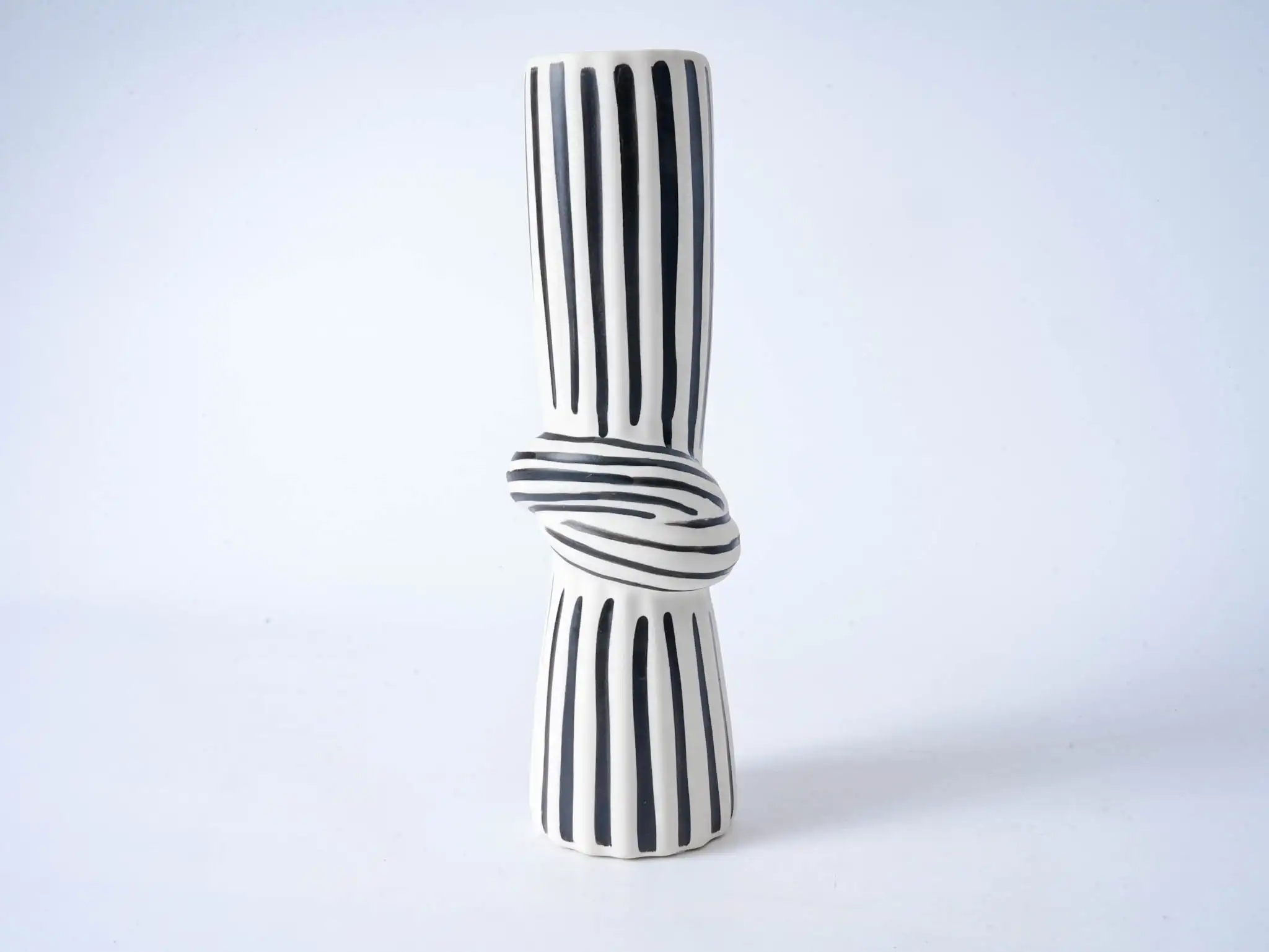 Striped Knot Vase