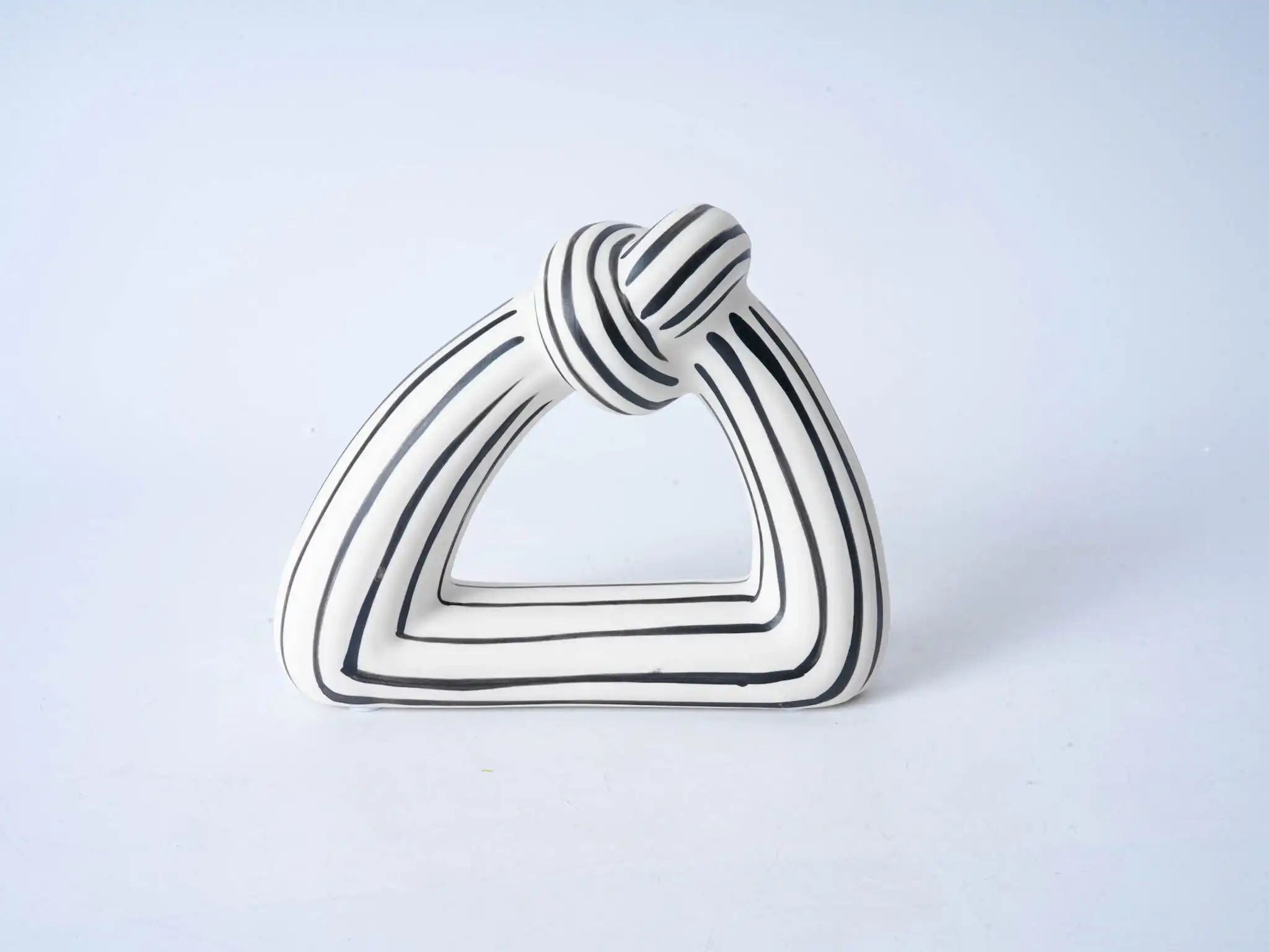 Striped Knot Sculpture