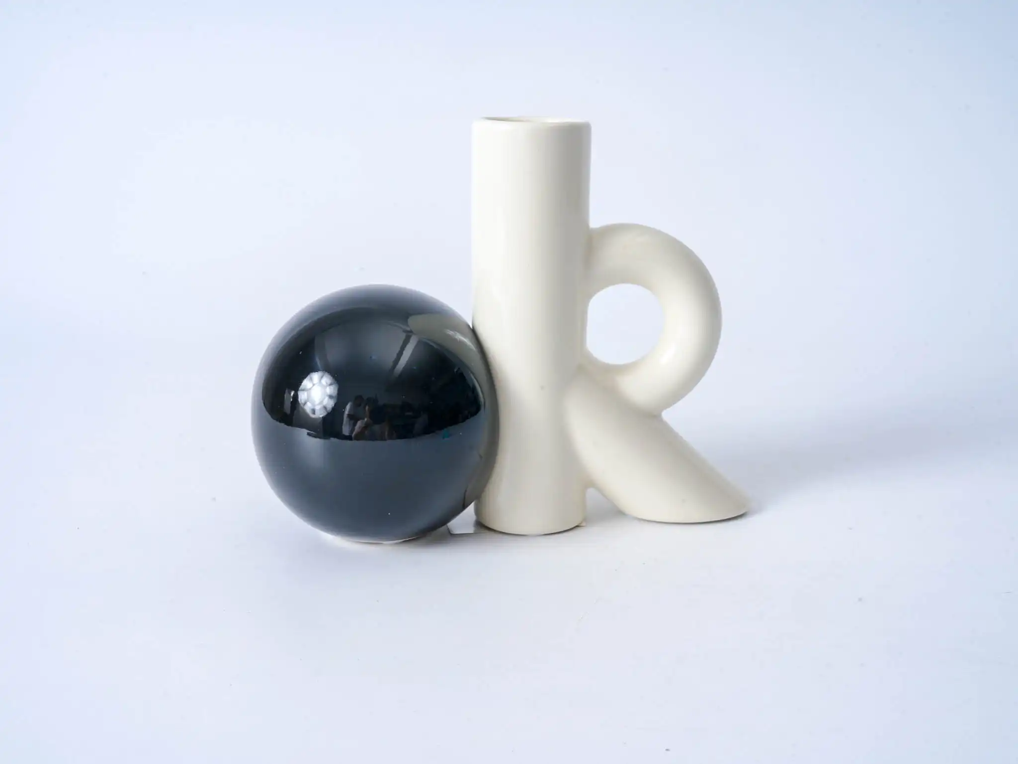 OK Vase Black & White (Fantasy Sphere Series)