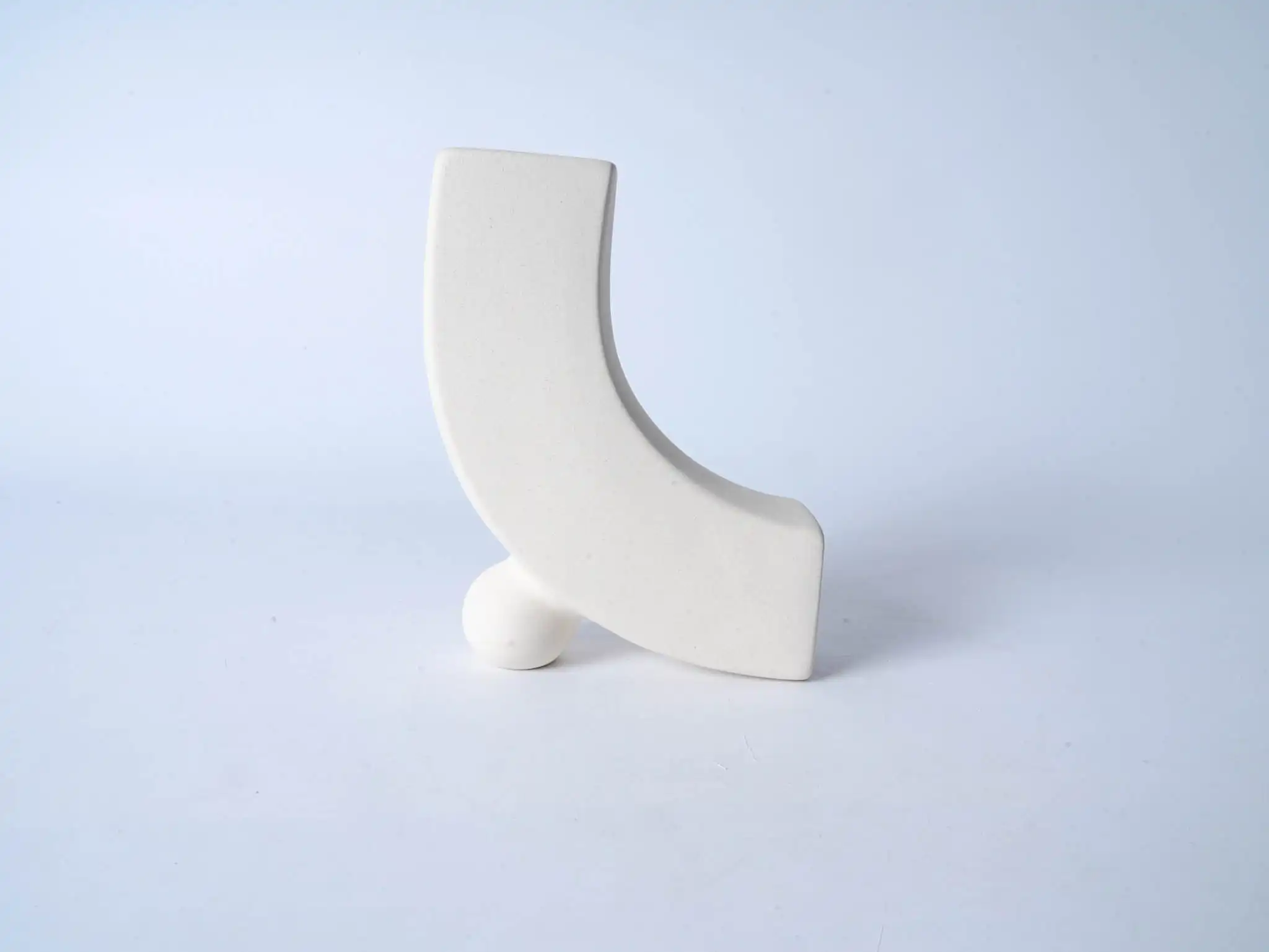 Korean INS Style Ceramic Raw Pottery Floral Trapezoid Shape