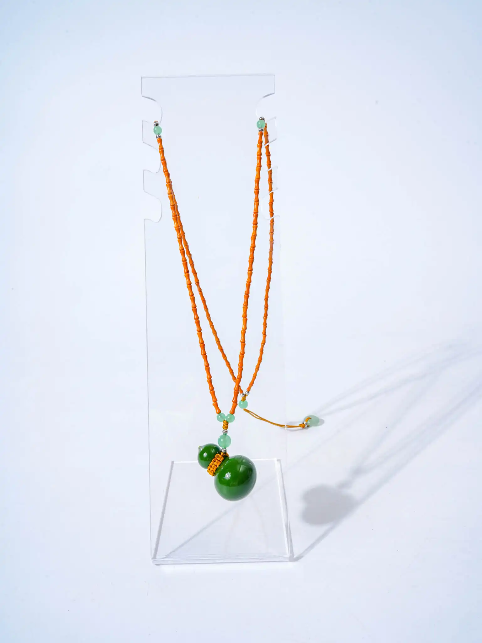 Fortune & Prosperity Beaded Pendant