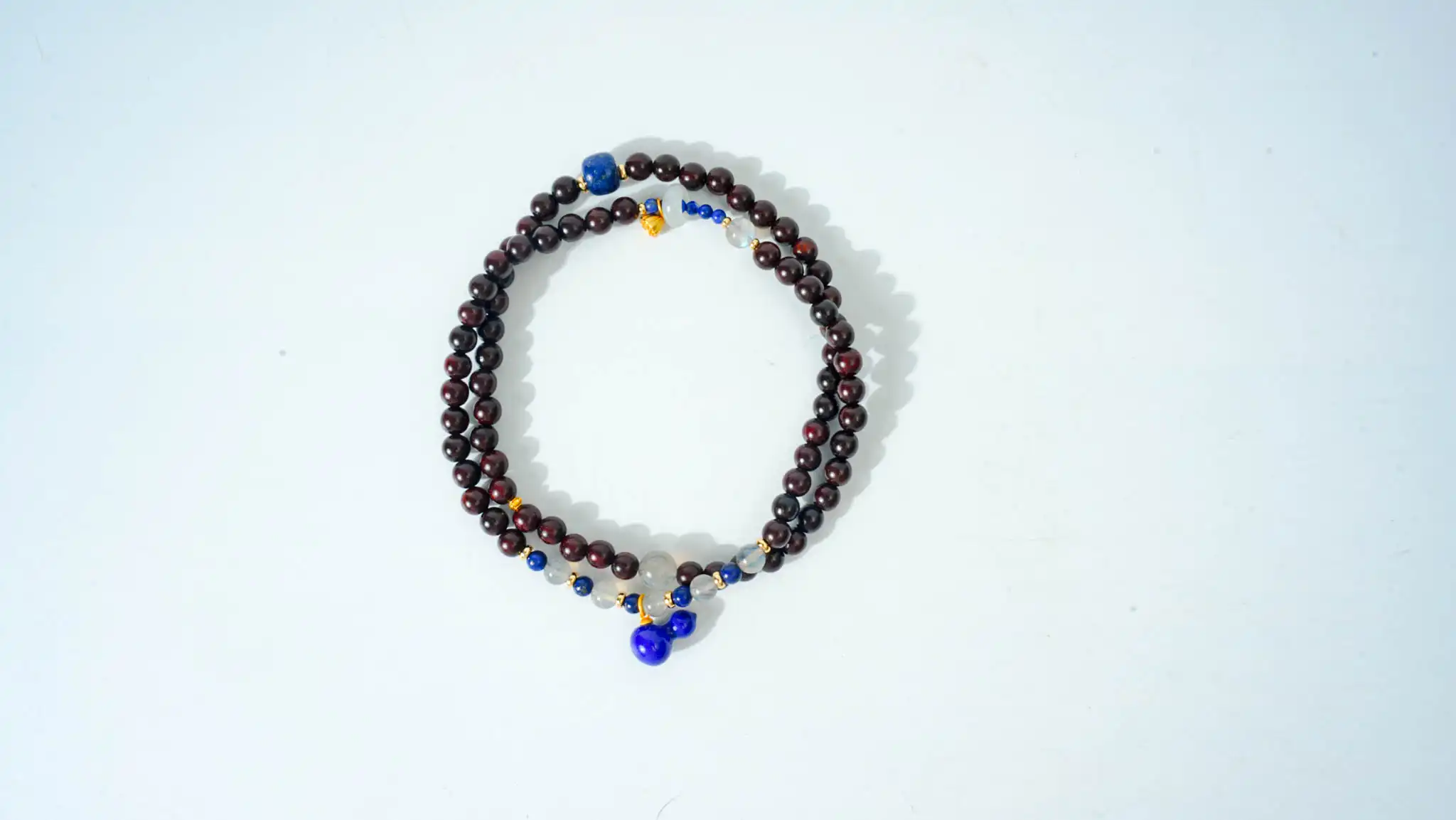 Continuous Good Fortune Blue Bracelet