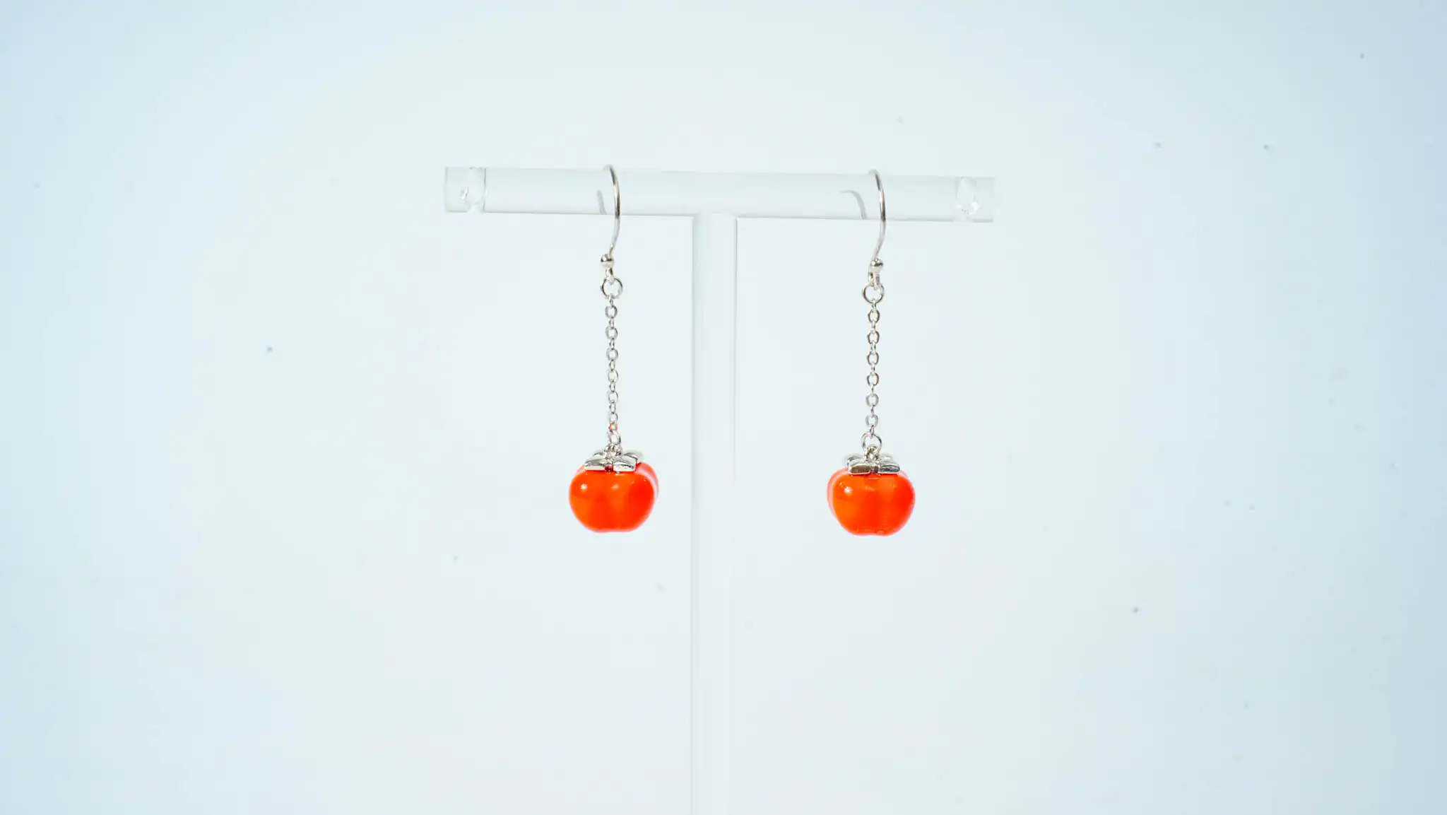 Persimmon Blessings 925 Silver Dangle Earrings