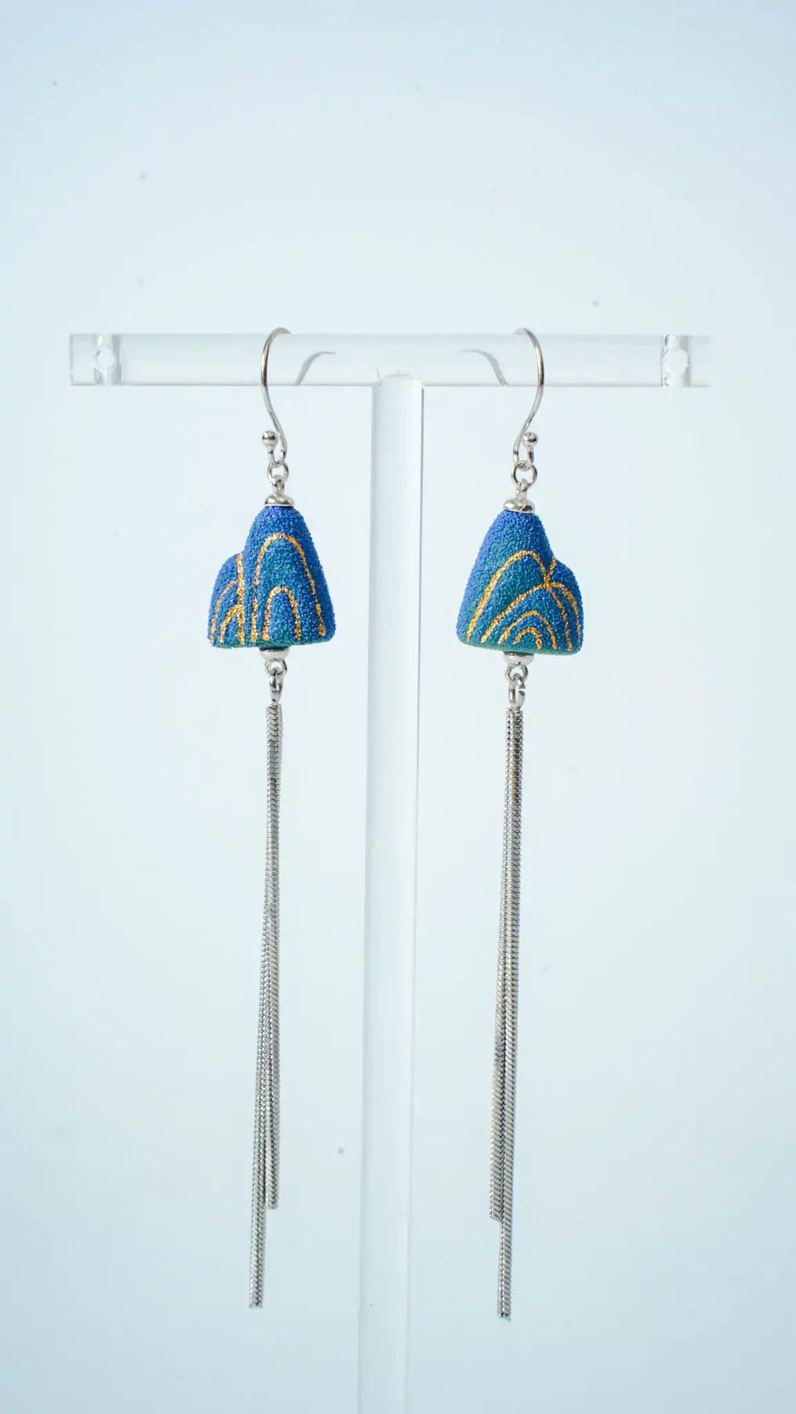 Green Mountain Tassel Earrings