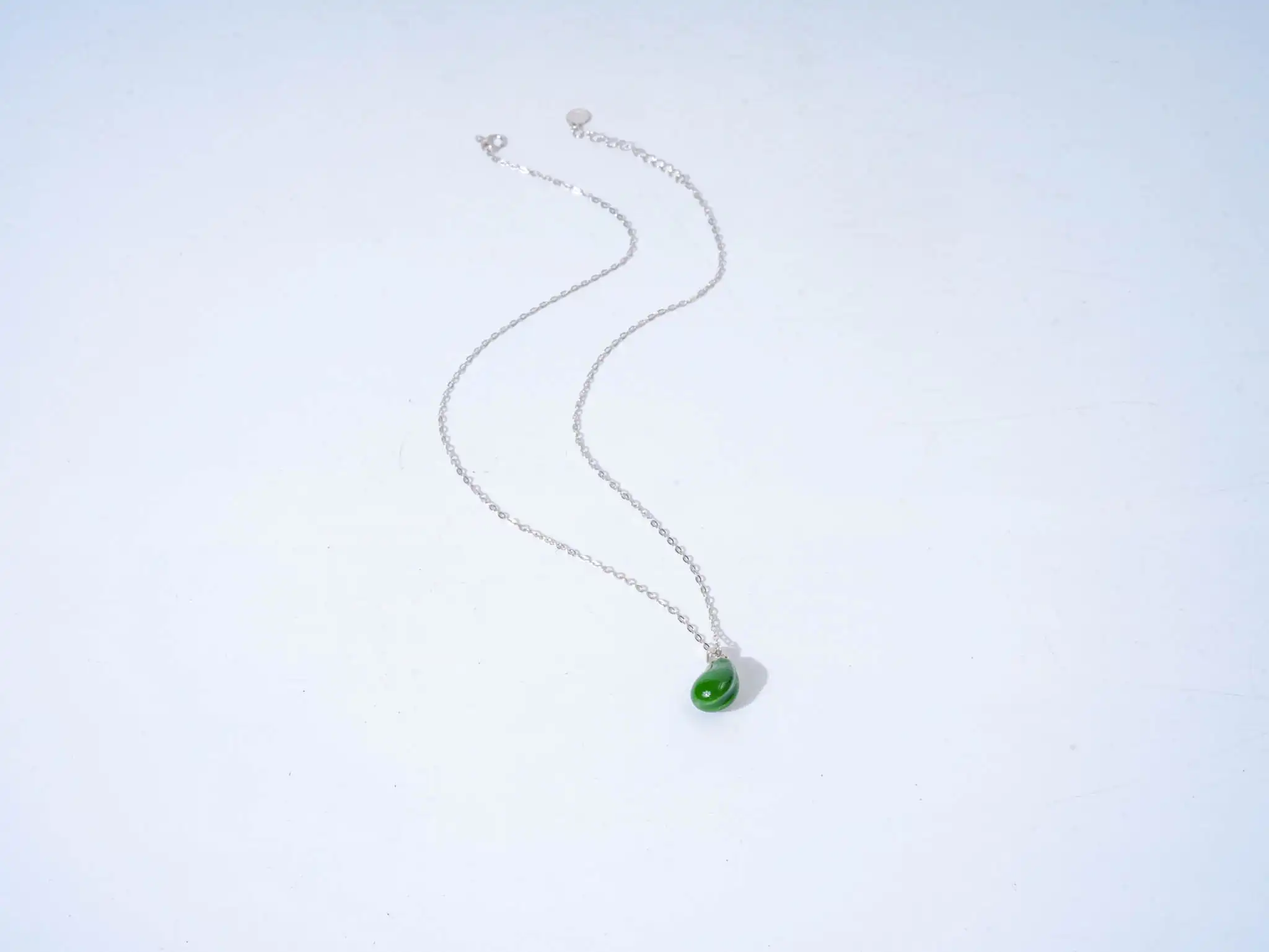 Joyful Fruit 925 Silver Pendant Green (Small)