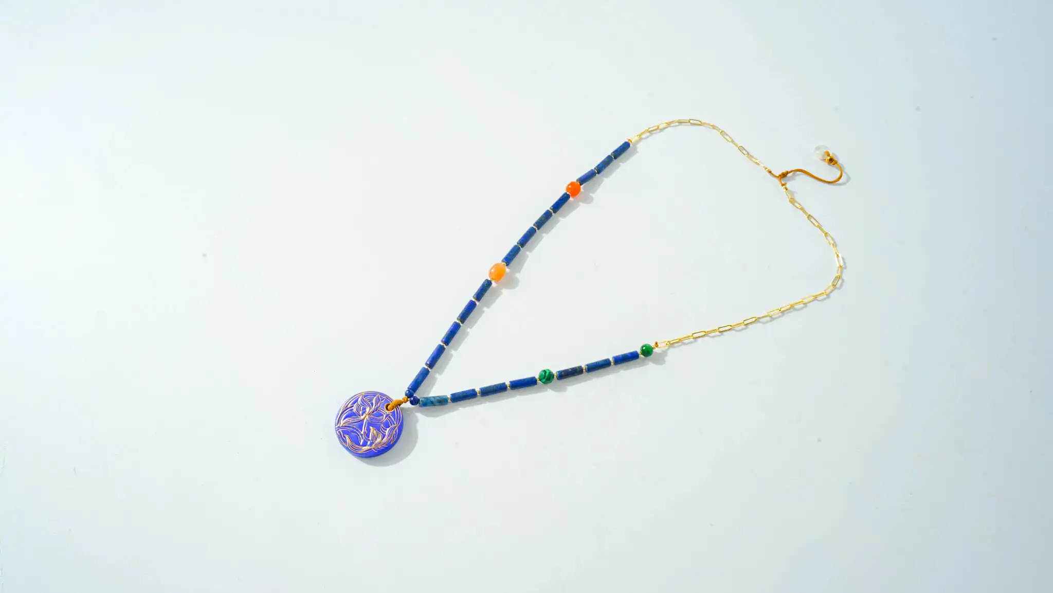 Orchid Long Necklace