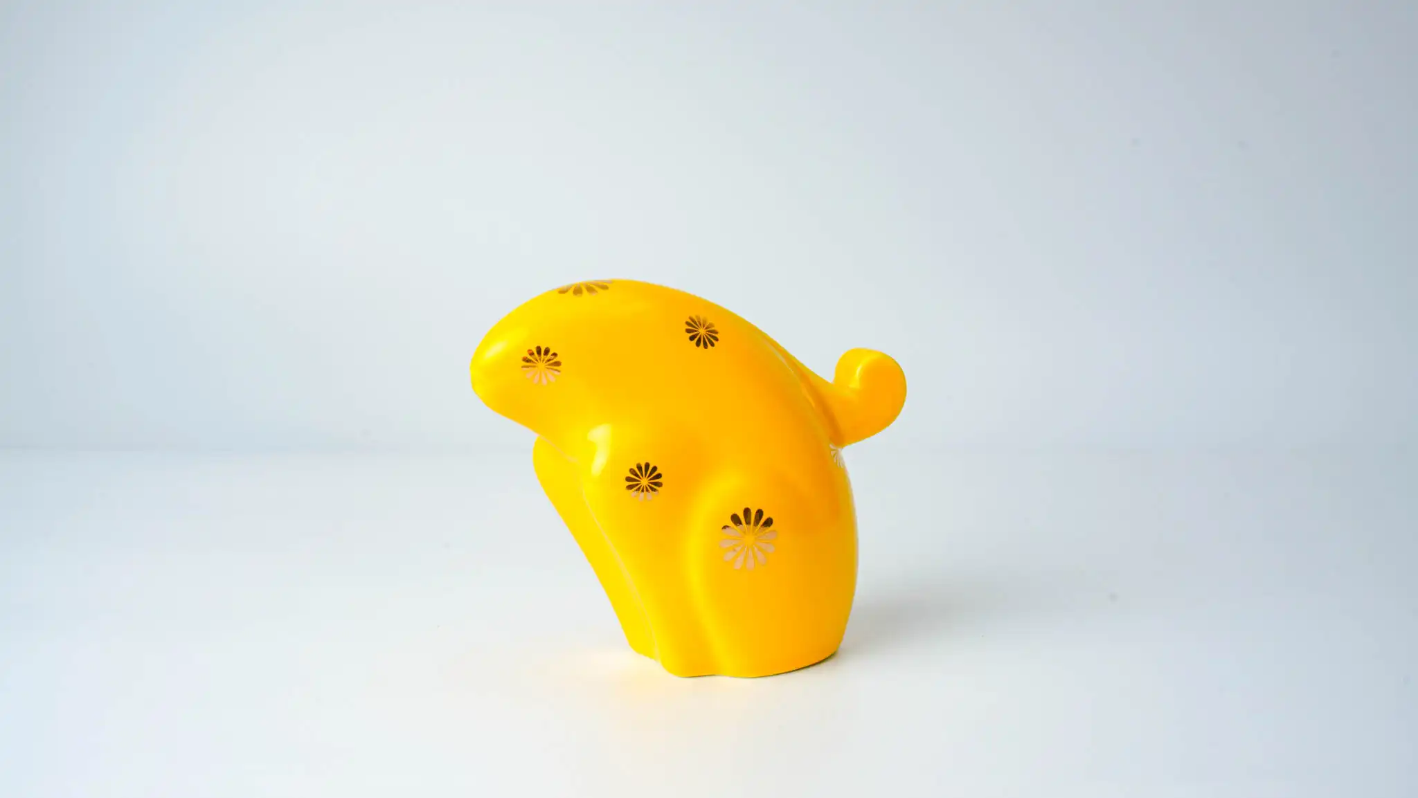 Harmony Bunny Ceramic Figurine Yellow