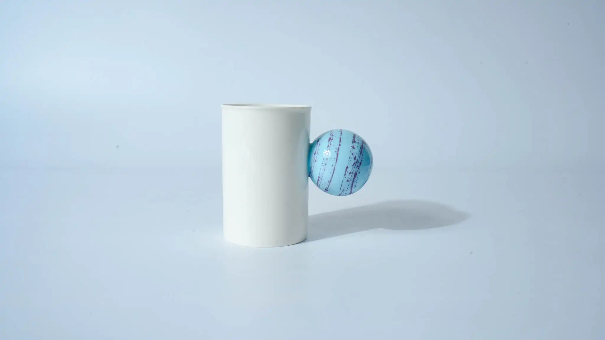 Large Multicolor Planet Ceramic Mug