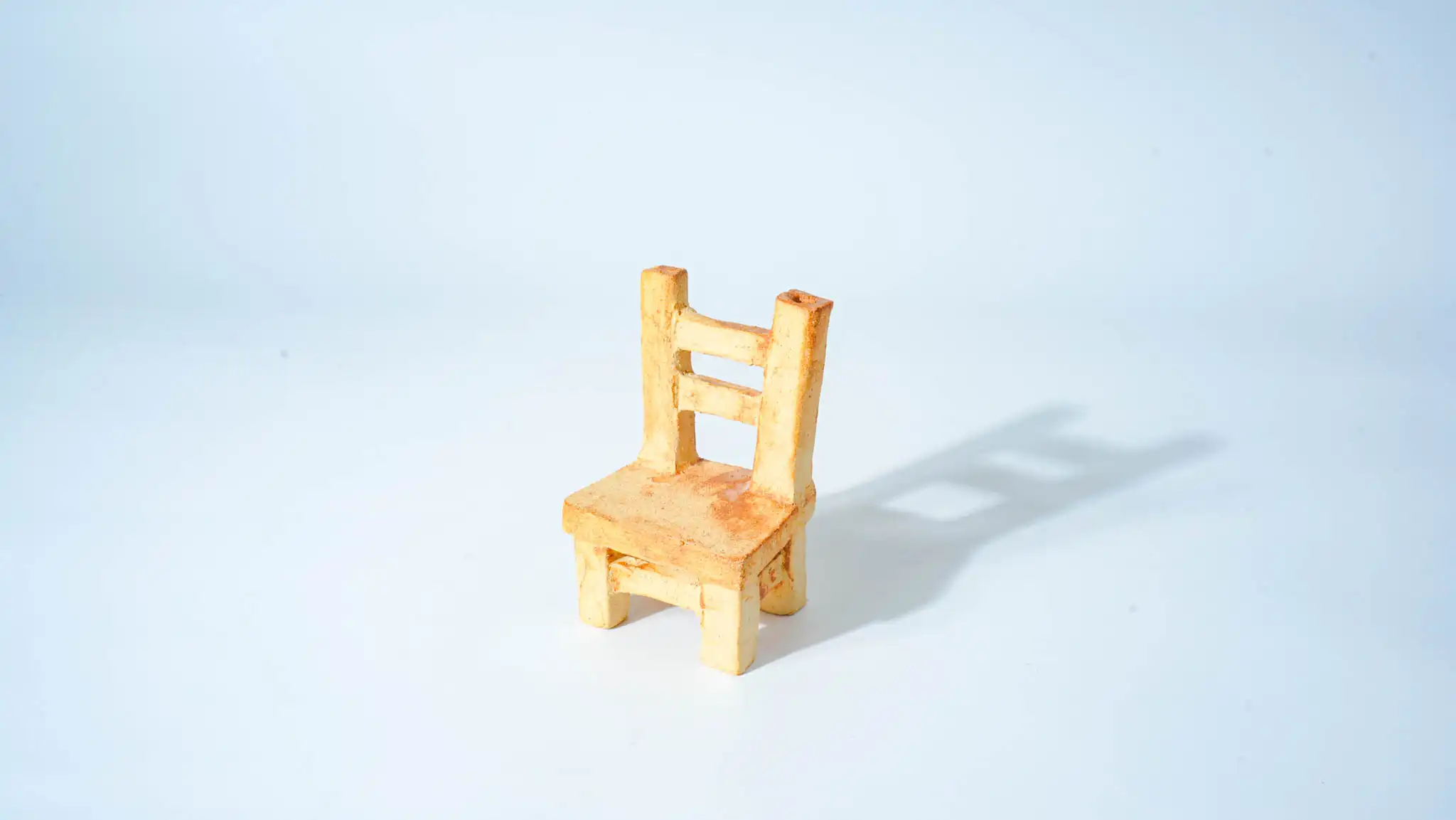 Imptiness Series Mini Ceramic Chair Sculpture