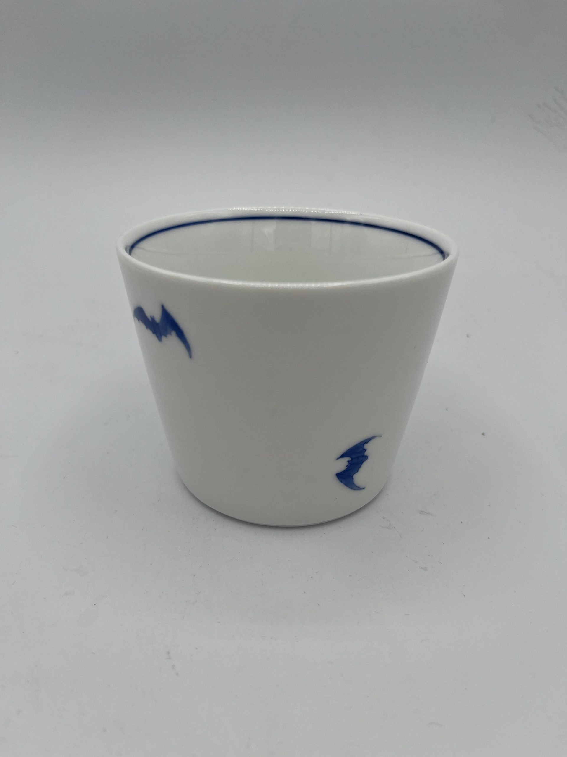Blue and White Hand-painted Five Blessings Small Blue Cup