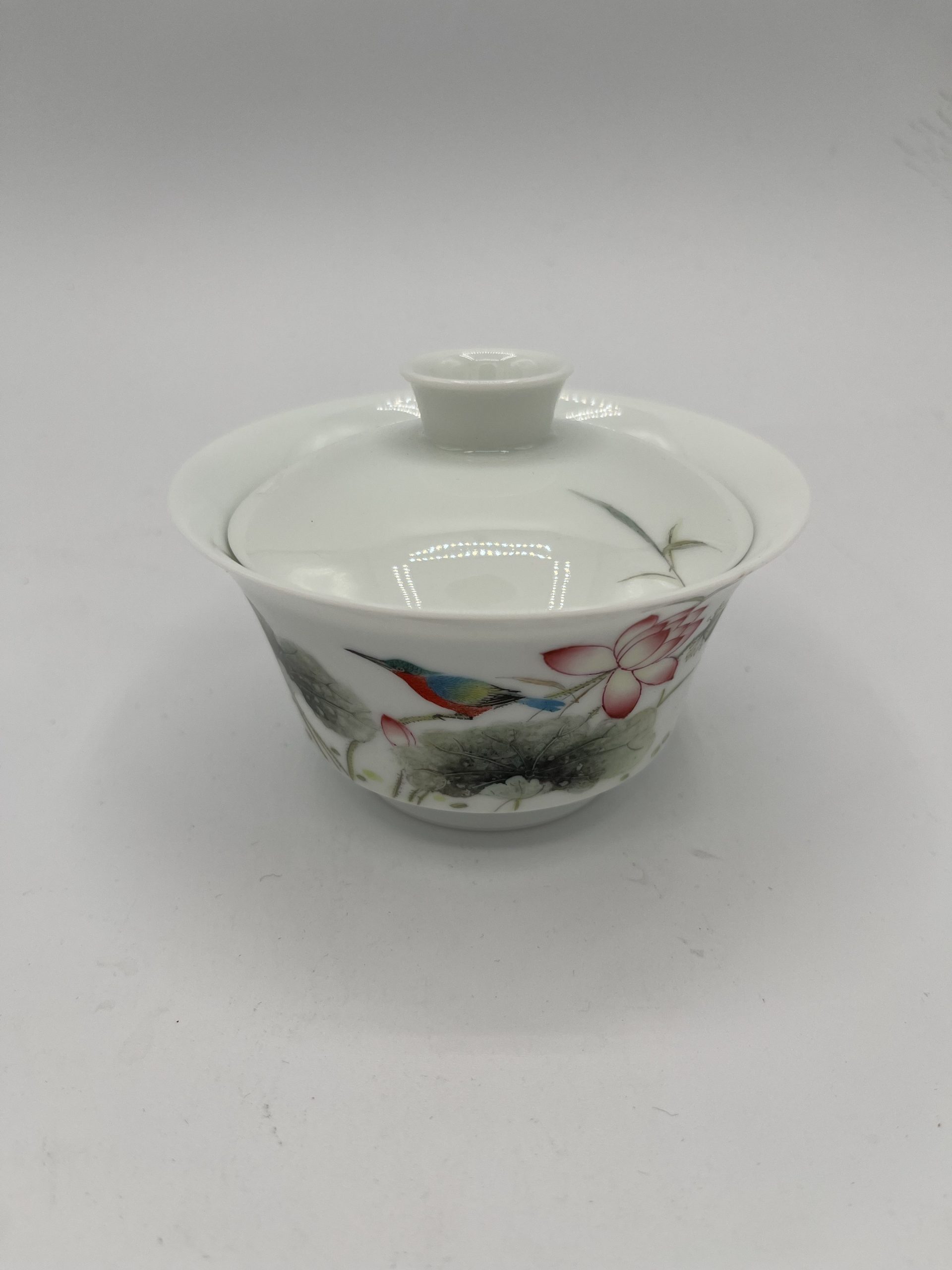 Ceramic Withered Lotus Lid Bowl