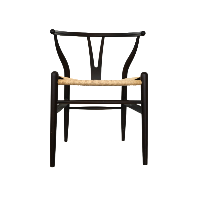Rattan and Wood Chair