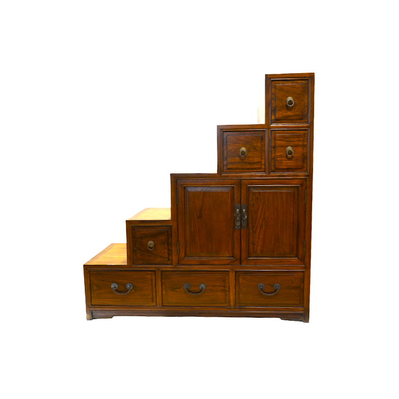 7-Drawer 1-Door Japanese Step Cabinet