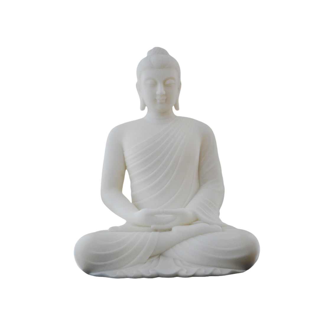 White Marble Buddha