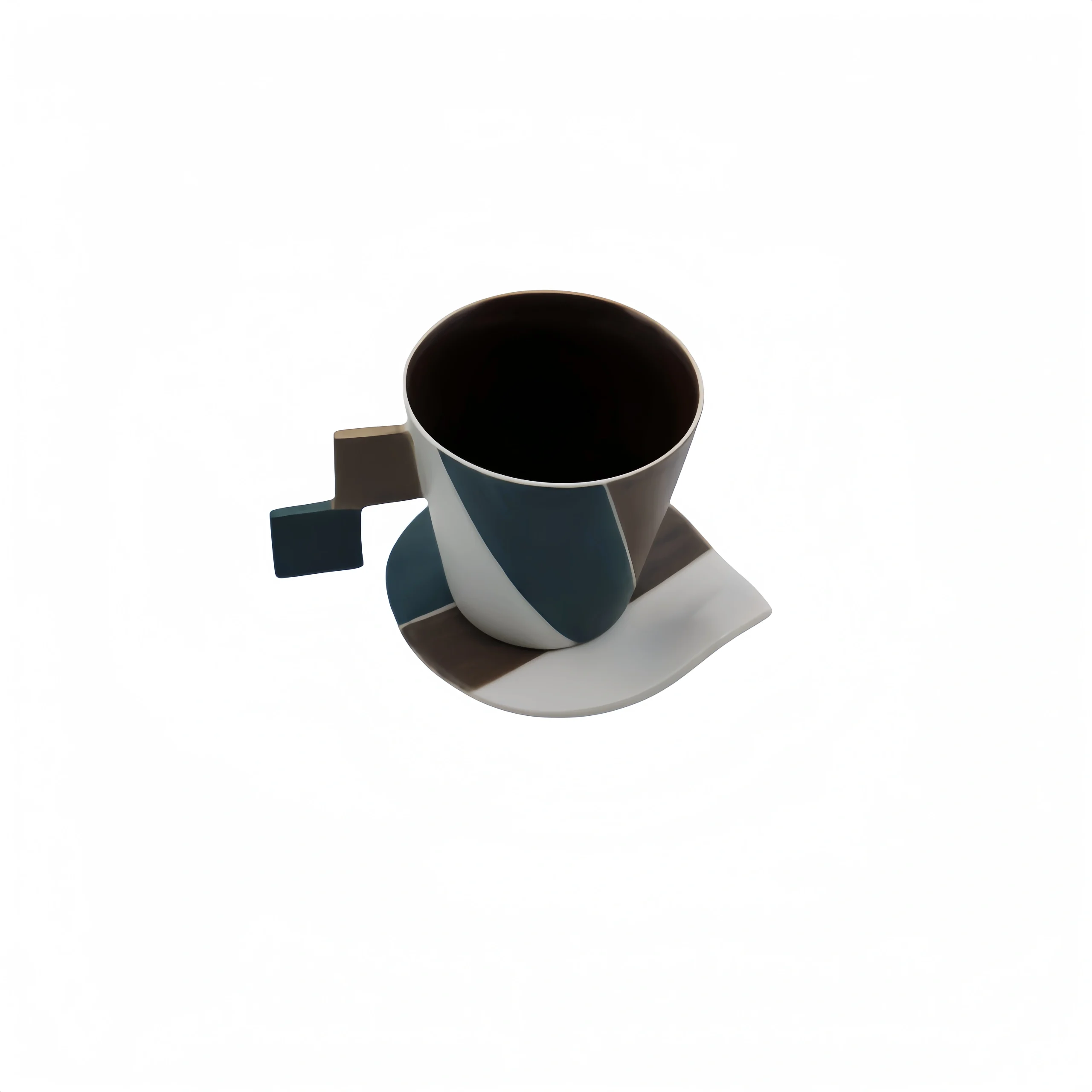 Checkered Coffee Mug